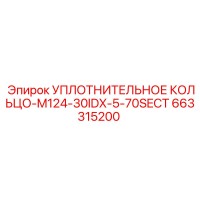 663315200 УПЛОТНИТЕЛЬНОЕ КОЛЬЦО-M124-30IDX-5-70SECT Epiroc