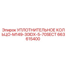663615400 УПЛОТНИТЕЛЬНОЕ КОЛЬЦО-M149-30IDX-5-70SECT Epiroc