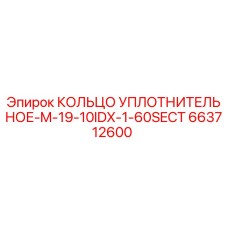 663712600 КОЛЬЦО УПЛОТНИТЕЛЬНОЕ-M-19-10IDX-1-60SECT Epiroc