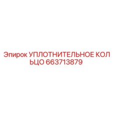 663713879 УПЛОТНИТЕЛЬНОЕ КОЛЬЦО Epiroc