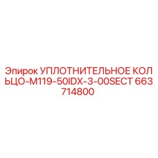 663714800 УПЛОТНИТЕЛЬНОЕ КОЛЬЦО-M119-50IDX-3-00SECT Epiroc