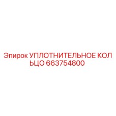 663754800 УПЛОТНИТЕЛЬНОЕ КОЛЬЦО Epiroc