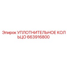 663916800 УПЛОТНИТЕЛЬНОЕ КОЛЬЦО Epiroc