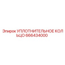 666434000 УПЛОТНИТЕЛЬНОЕ КОЛЬЦО Epiroc