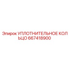 667418900 УПЛОТНИТЕЛЬНОЕ КОЛЬЦО Epiroc