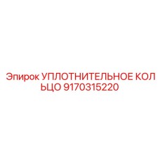 9170315220 УПЛОТНИТЕЛЬНОЕ КОЛЬЦО Epiroc