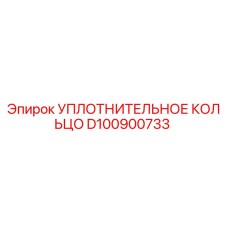 D100900733 УПЛОТНИТЕЛЬНОЕ КОЛЬЦО Epiroc