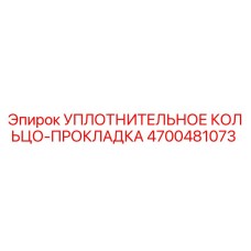 4700481073 УПЛОТНИТЕЛЬНОЕ КОЛЬЦО-ПРОКЛАДКА Epiroc