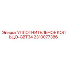 2310077386 УПЛОТНИТЕЛЬНОЕ КОЛЬЦО-GBT34 Epiroc