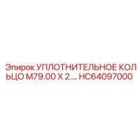 HC64097000 УПЛОТНИТЕЛЬНОЕ КОЛЬЦО M79.00 X 2. Epiroc