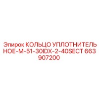 663907200 КОЛЬЦО УПЛОТНИТЕЛЬНОЕ-M-51-30IDX-2-40SECT Epiroc