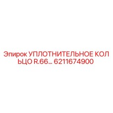6211674900 УПЛОТНИТЕЛЬНОЕ КОЛЬЦО R.66 Epiroc
