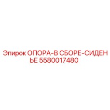 5580017480 ОПОРА-В СБОРЕ-СИДЕНЬЕ Epiroc