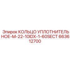 663612700 КОЛЬЦО УПЛОТНИТЕЛЬНОЕ-M-22-10IDX-1-60SECT Epiroc