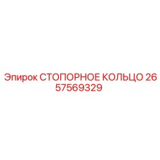 2657569329 СТОПОРНОЕ КОЛЬЦО Epiroc