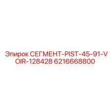 6216668800 СЕГМЕНТ-PIST-45-91-VOIR-128428 Epiroc