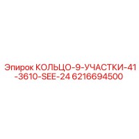 6216694500 КОЛЬЦО-9-УЧАСТКИ-41-3610-SEE-24 Epiroc