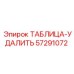 Техническая таблица Epiroc артикул 57291072