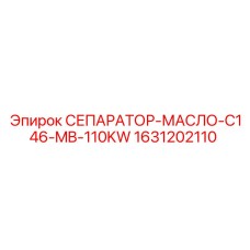 1631202110 СЕПАРАТОР-МАСЛО-C146-MB-110KW Epiroc