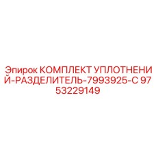 9753229149 КОМПЛЕКТ УПЛОТНЕНИЙ РАЗДЕЛИТЕЛЬ 7993925 C Epiroc