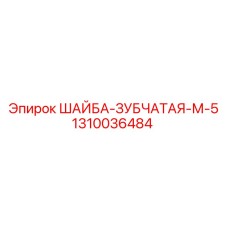 1310036484 ШАЙБА-ЗУБЧАТАЯ-М-5 Epiroc