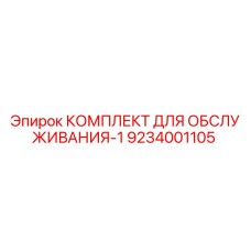 9234001105 КОМПЛЕКТ ДЛЯ ОБСЛУЖИВАНИЯ-1 Epiroc
