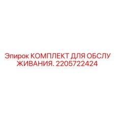 2205722424 КОМПЛЕКТ ДЛЯ ОБСЛУЖИВАНИЯ Epiroc