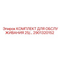 2901320152 КОМПЛЕКТ ДЛЯ ОБСЛУЖИВАНИЯ 25 Epiroc