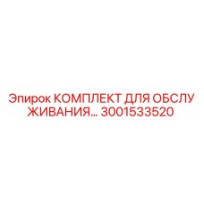 3001533520 КОМПЛЕКТ ДЛЯ ОБСЛУЖИВАНИЯ Epiroc