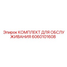 6060101608 КОМПЛЕКТ ДЛЯ ОБСЛУЖИВАНИЯ Epiroc