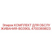 4700369823 КОМПЛЕКТ ДЛЯ ОБСЛУЖИВАНИЯ-BG39GL Epiroc