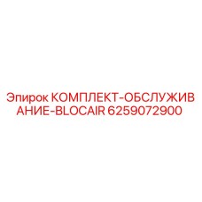 6259072900 КОМПЛЕКТ-ОБСЛУЖИВАНИЕ-BLOCAIR Epiroc
