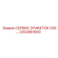 2202961600 СЕРВИС ЭТИКЕТОК C55 Epiroc