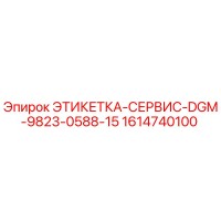 1614740100 ЭТИКЕТКА-СЕРВИС-DGM-9823-0588-15 Epiroc