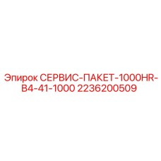2236200509 СЕРВИС-ПАКЕТ-1000HR-B4-41-1000 - Epiroc