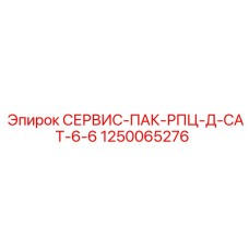 1250065276 СЕРВИС-ПАК-РПЦ-Д-CAT-6-6 Epiroc