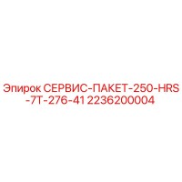 2236200004 СЕРВИС-ПАКЕТ-250-HRS-7T-276-41 Epiroc