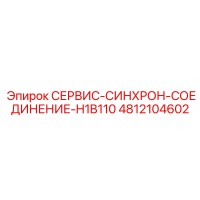 4812104602 СЕРВИС-СИНХРОН-СОЕДИНЕНИЕ-H1B110 Epiroc