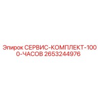 2653244976 СЕРВИС-КОМПЛЕКТ-1000-ЧАСОВ Epiroc