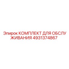 4931374867 КОМПЛЕКТ ДЛЯ ОБСЛУЖИВАНИЯ (Epiroc)