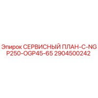 2904500242 СЕРВИСНЫЙ ПЛАН-C-NGP250-OGP45-65 Epiroc