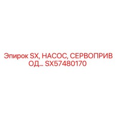 SX57480170 Насос сервопривода Epiroc
