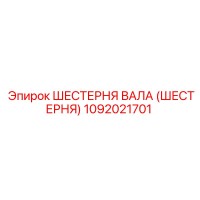 1092021701 ШЕСТЕРНЯ ВАЛА (ШЕСТЕРНЯ) Epiroc