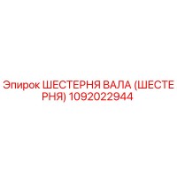 1092022944 ШЕСТЕРНЯ ВАЛА (ШЕСТЕРНЯ) Epiroc
