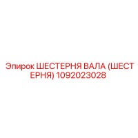 1092023028 ШЕСТЕРНЯ ВАЛА (ШЕСТЕРНЯ) Epiroc