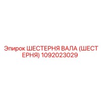 1092023029 ШЕСТЕРНЯ ВАЛА (ШЕСТЕРНЯ) Epiroc