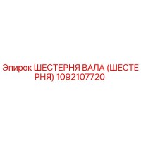 1092107720 ШЕСТЕРНЯ ВАЛА (ШЕСТЕРНЯ) Epiroc