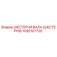 1092107720 ШЕСТЕРНЯ ВАЛА (ШЕСТЕРНЯ) Epiroc
