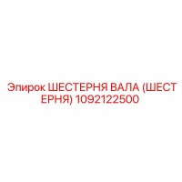 1092122500 ШЕСТЕРНЯ ВАЛА (ШЕСТЕРНЯ) Epiroc