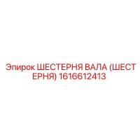 1616612413 ШЕСТЕРНЯ ВАЛА (ШЕСТЕРНЯ) Epiroc